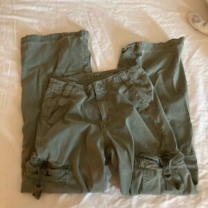 American Eagle Aerie Green Cargo Pants